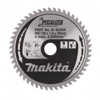 Makita SPECIALIZED pjovimo diskas aliuminiui 136x1,6 mm T50